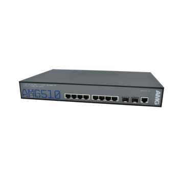 Przełącznik zarządzalny 8-portowy + 2SFP L2+ PoE AMG - AMG510-8GAT-2S-P210