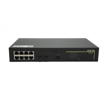 Przełącznik zarządzalny 8-portowy Gigabit PoE+ + 2SFP DCN - ES430-10P-POE