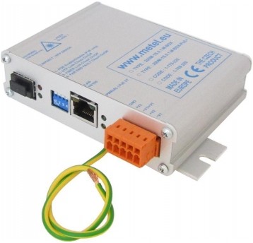 Przemysłowy konwerter mediów z PoE+ 200M-1S.0.1-BOX-PoE+ Metel - 1-769-220