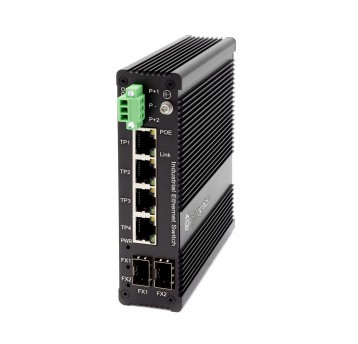 Przemysłowy przełącznik LightOptics - LO-IGS-4GT2GF-POE
