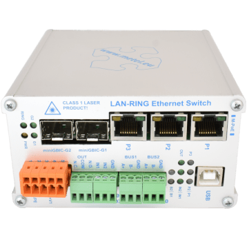 Przemysłowy switch zarządzalny 2G-2S.0.3.F-BOX-PoE Metel - 1-988-220