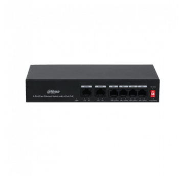 Switch PoE niezarządzalny 6-portowy Dahua - PFS3006-4ET-36