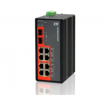 Switch Przemysłowy Gigabit Ethernet 8+2 SFP CTC UNION - IFS-802GS-E