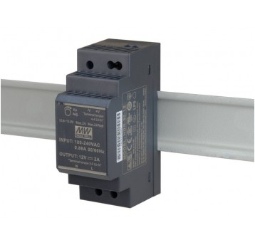 Zasilacz na szynę DIN 12VDC/2A 24W Mean Well - HDR-30-12