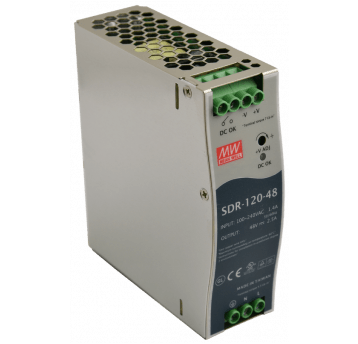 Zasilacz na szynę DIN 2,5A/48VDC Pulsar - SDR-120-48